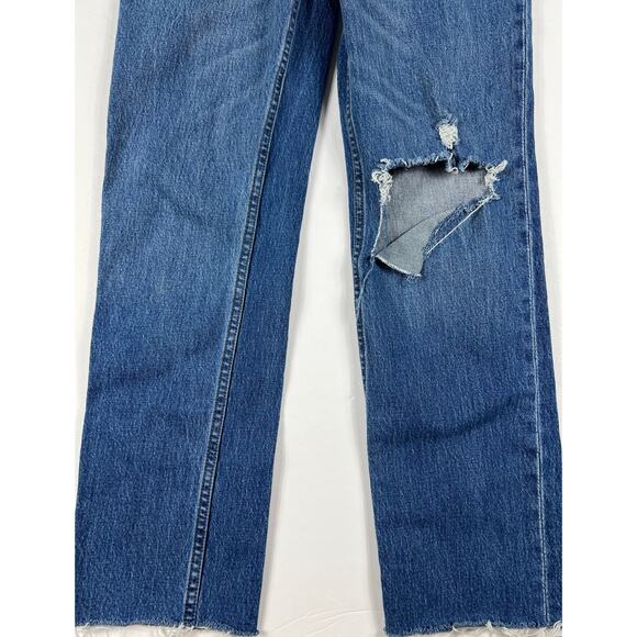 Abercrombie & Fitch The ’90s Straight Ultra High Rise Women's Jeans Size 28 (6R) - Picture 2 of 8